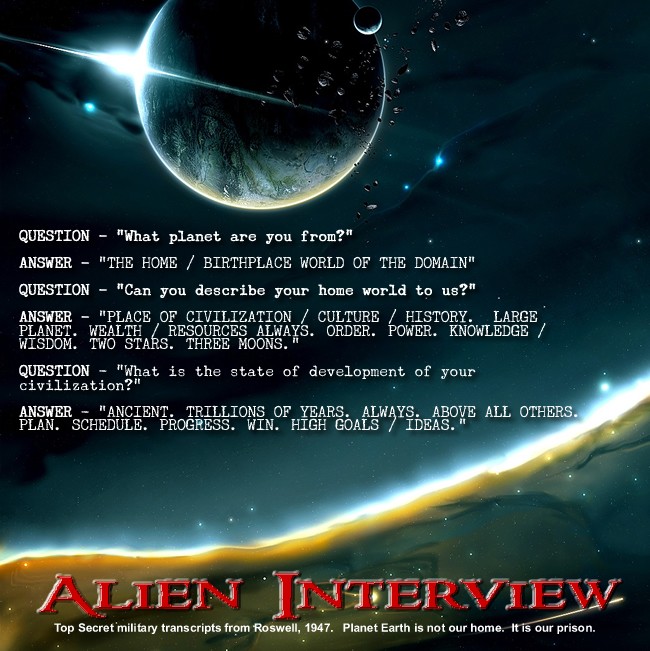 pdf alien interview : les révélations top secret de l'alien rescapé du crash de roswell  - Page 5 Domain10