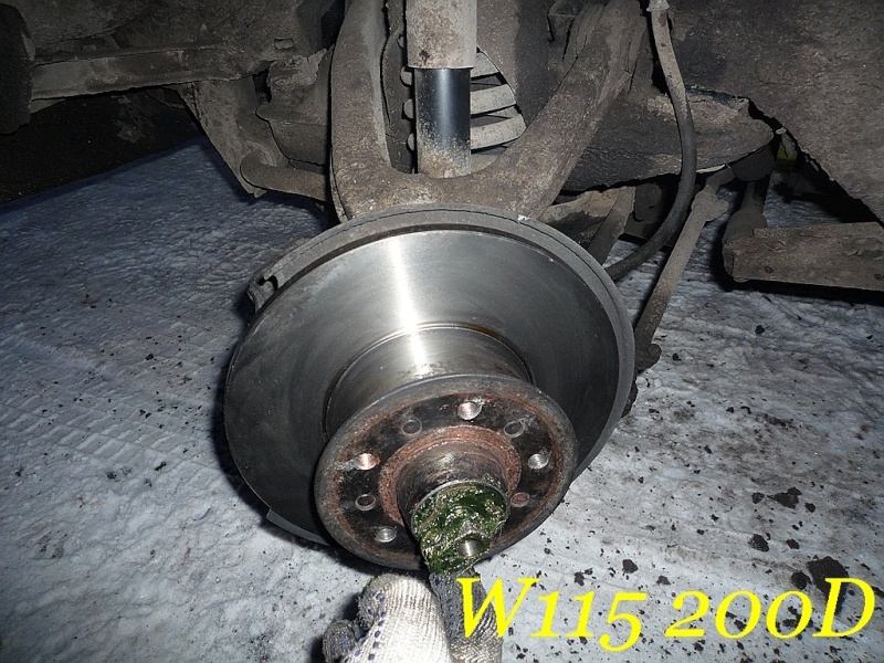 W115. Капитальный ремонт тормозной системы. 88cd6920