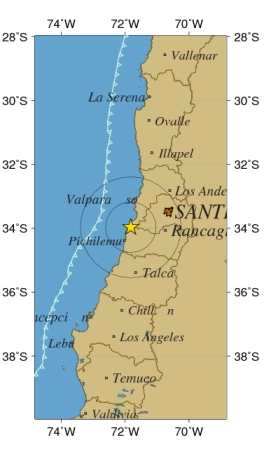 Fuerte sismo costero cerca de San Antonio, Valparaiso, Chile Guc_ev10
