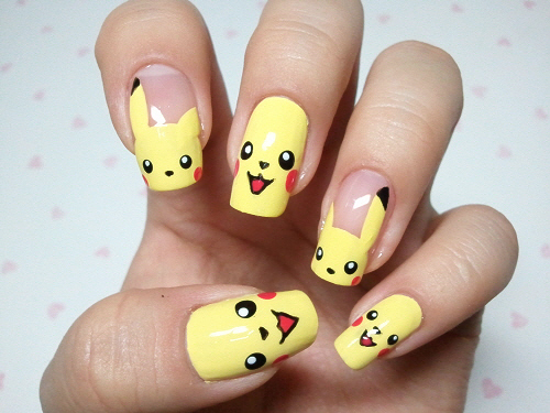 Le Nail Art et Vernis Pikach10