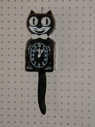 [Shaima] Horloge murale Kitcat12