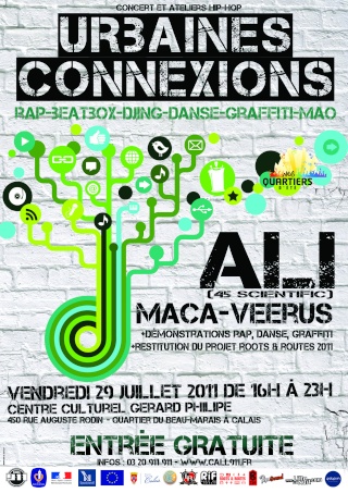 ALI (45 Scientific) + Maca + Veerus - CONCERT GRATUIT Call9110