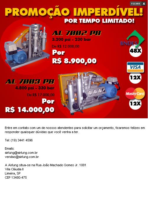 Compressor de HPA Promoc10