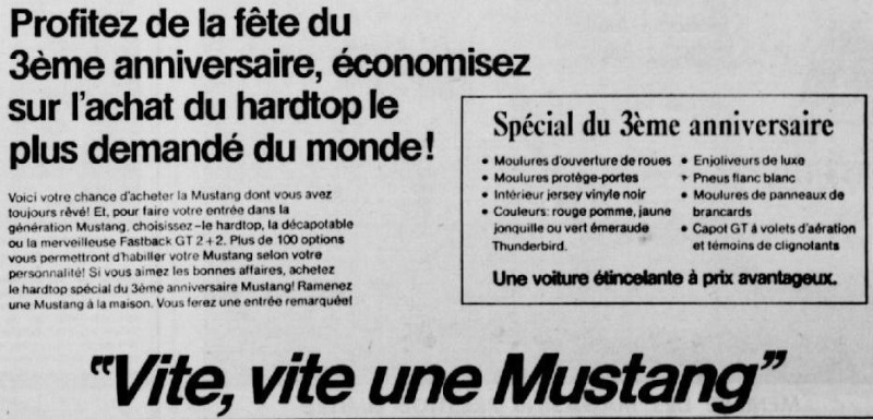 Des publicités en français pour la Mustang 1967 1967_m18