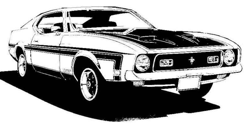 Mustang à colorier  1971_m10