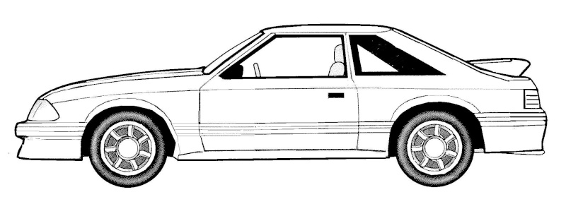 Mustang à colorier  1993_m10