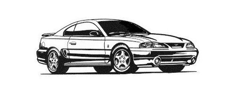 Mustang à colorier  1996_c10