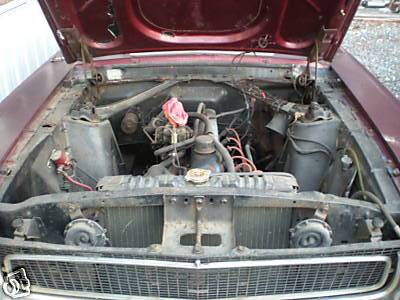 Détails : photo devant et cage moteur de Mustang 1967 1968 4c06_110
