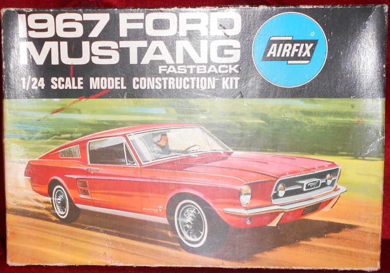 Modèle à coller de Mustang 1967 ou 1968 Airfix10