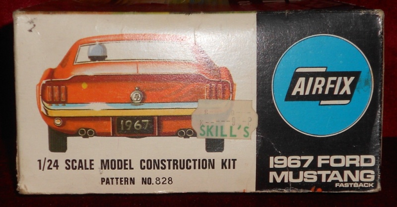 Modèle à coller de Mustang 1967 ou 1968 Airfix11