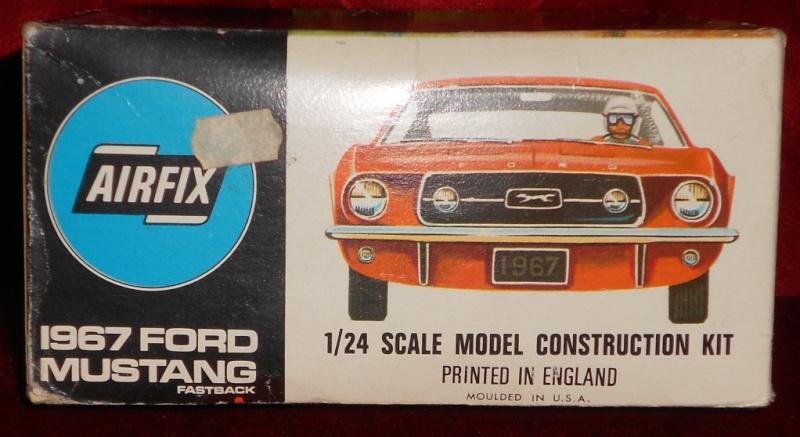 Modèle à coller de Mustang 1967 ou 1968 Airfix13