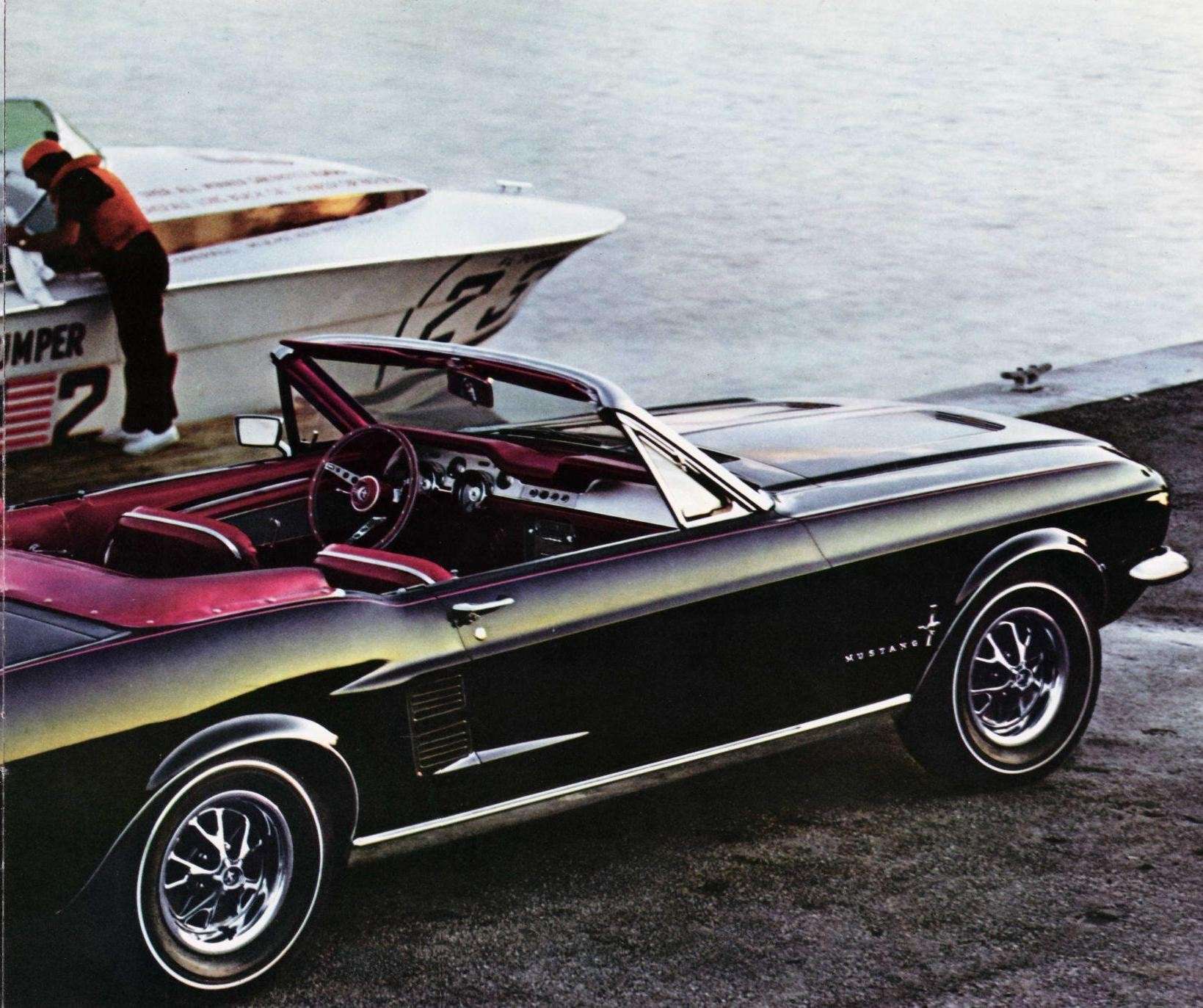 Brochure en anglais, Mustang 1967 ,version canadienne Canadi31