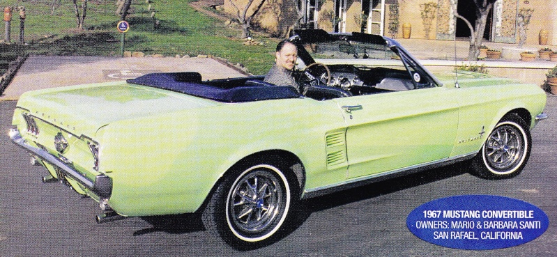 mint - Une Mustang décapotable 1967 rare, couleur MINT GREEN (vert menthe)  1 de 1 Musta185