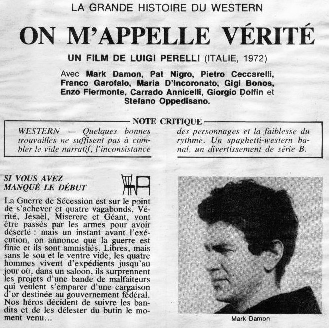 On m'appelle Vérité (Lo chiamavano Verita) - 1972 - Luigi Perelli  Onmapp10