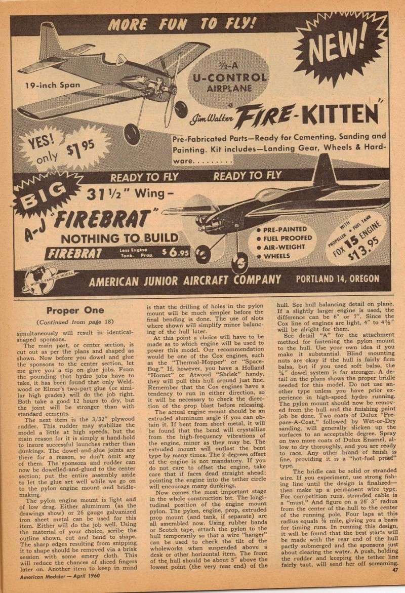 Old Ads...Article from January/February 1963 American Modeler - Page 2 Boat110