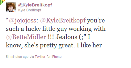 Reply from Bette's "grandson" Awwww10