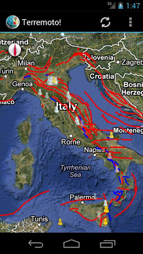Monitorare i terremoti dal proprio Smartphone Android - Terremoto! 291zwc10