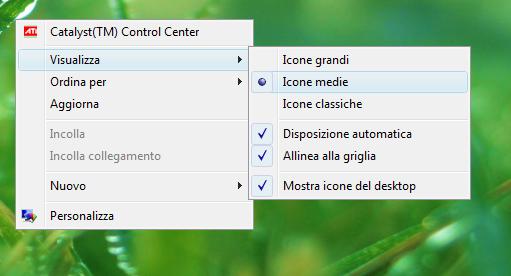 Modificare la grandezza delle icone sul Desktop  Deskto10