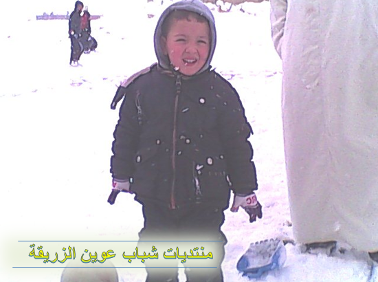 صور الثلوج في قرية عوين الزريقة  2012-010