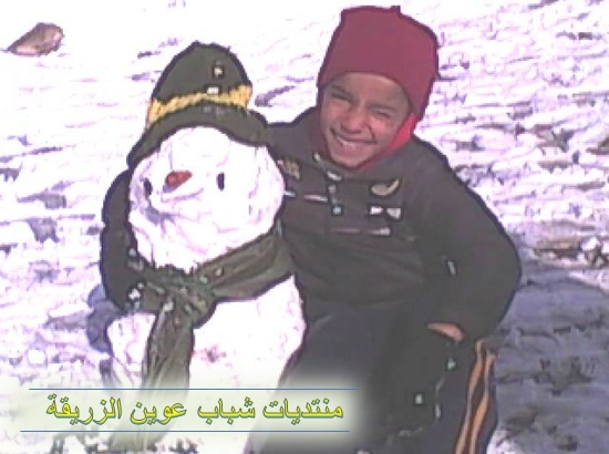 صور الثلوج في قرية عوين الزريقة  2012-024