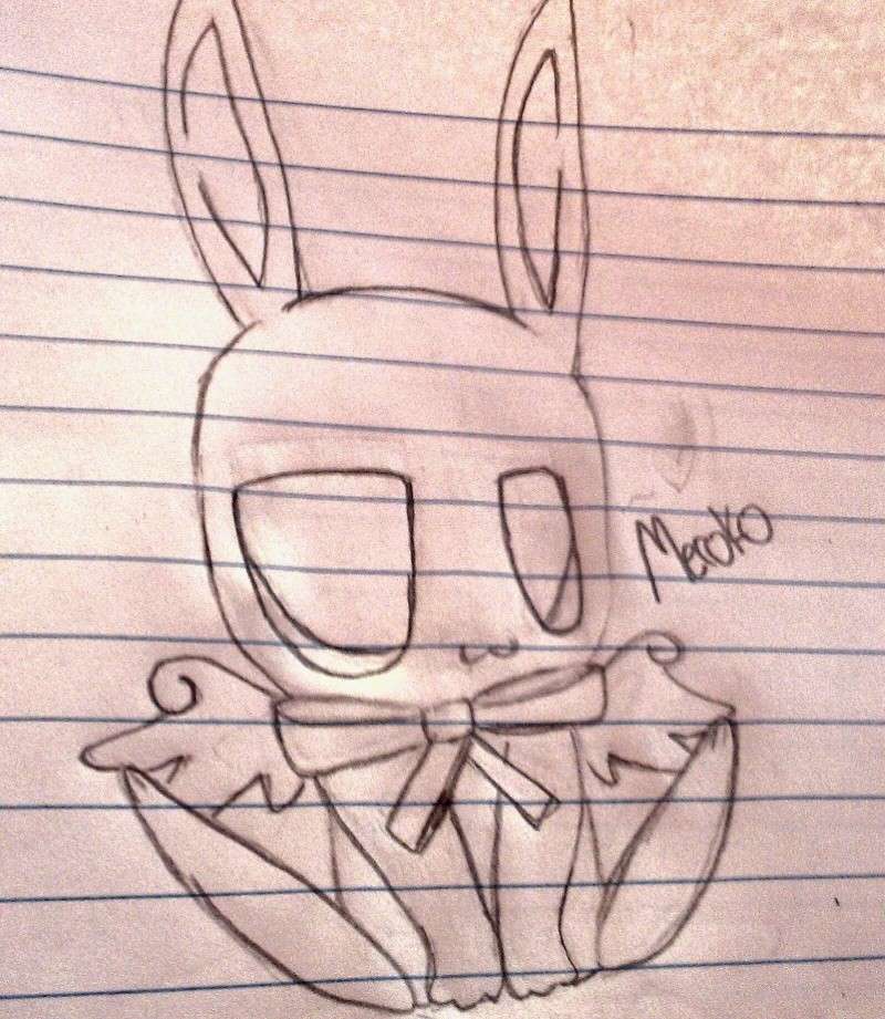 Meroko drawing. (Rabbit form) Imag0110