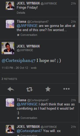 Tweets de Wyman durante la emisión del 5x04 117