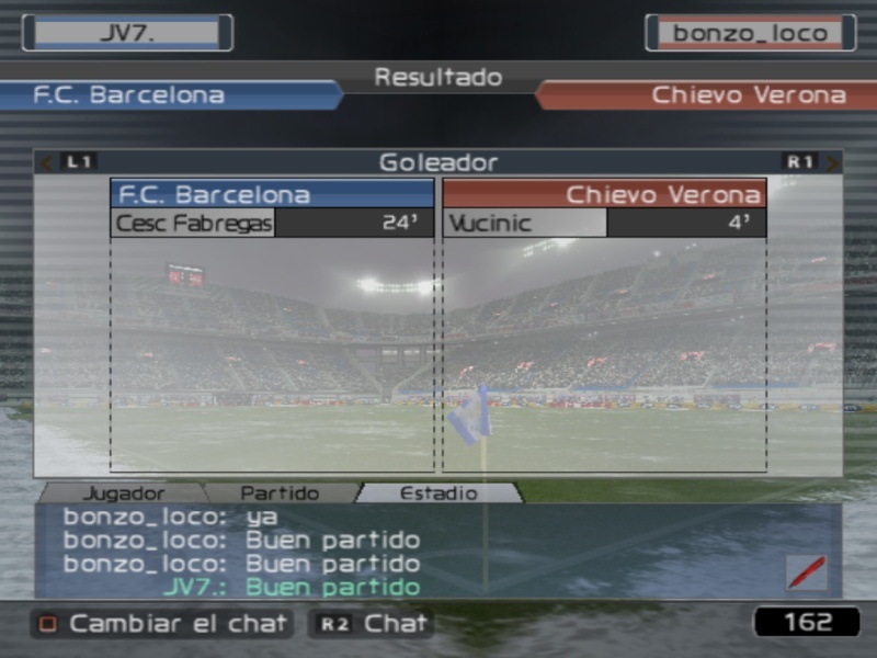 [IDA] JV7 (Barcelona) 1-1 bonzo_loco (Juventus) Pes6_247