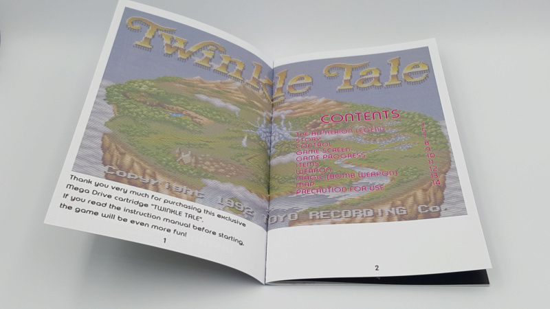[COMMANDE] Ouverture des commandes --> REPRO TWINKLE TALE sur Méga Drive Notice17