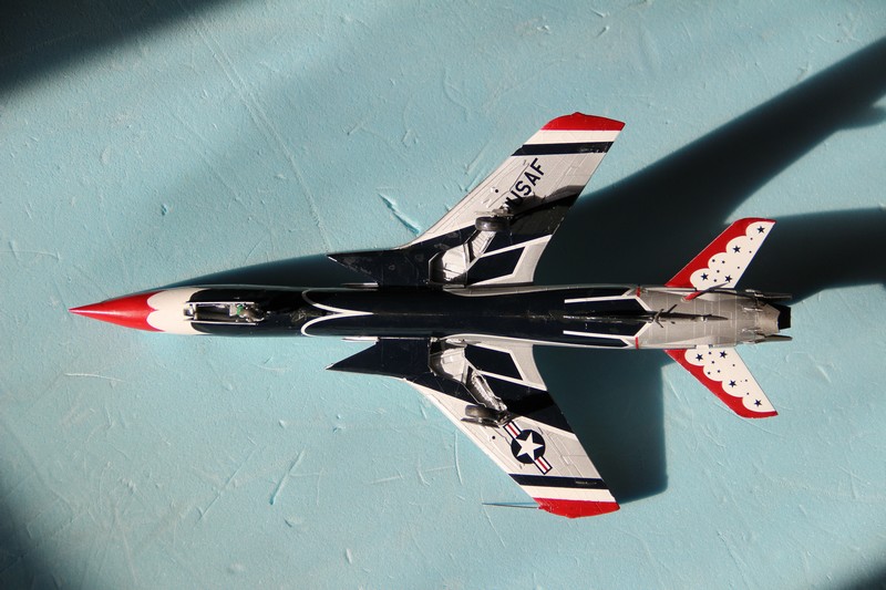 [Revell (Monogram)] REPUBLIC F-105B Thunderchief THUNDERBIRDS  1/48  (conversion) Republ55