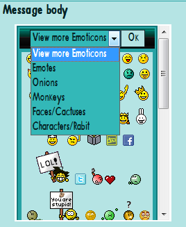 Emoticon post box error Prob_510