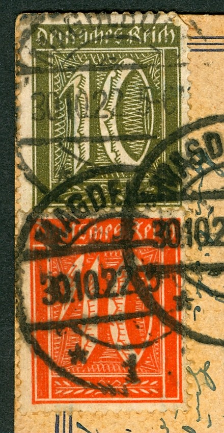 Deutsches Reich Juli 1919 bis November 1923 Weimarer Republik - Inflation Rauten10