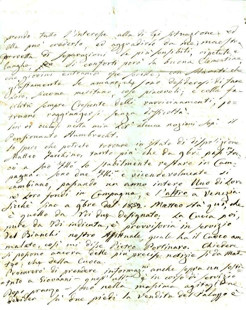 Brief von Venezia nach Baden (Wien) 1852 : Übersetzung gefragt Venezi13