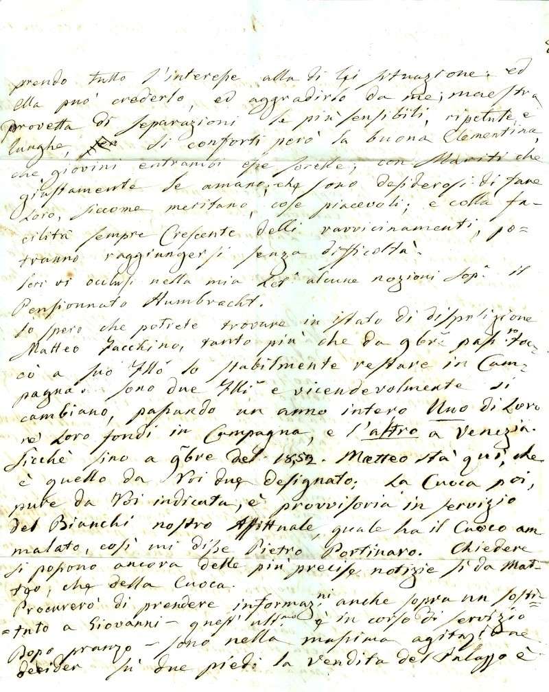 Brief von Venezia nach Baden (Wien) 1852 : Übersetzung gefragt Venezi13