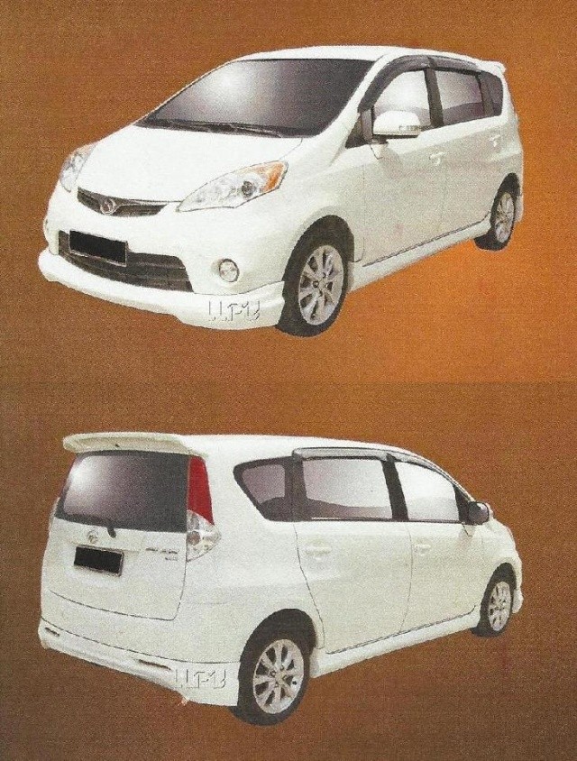 Perodua Alza Bodykits