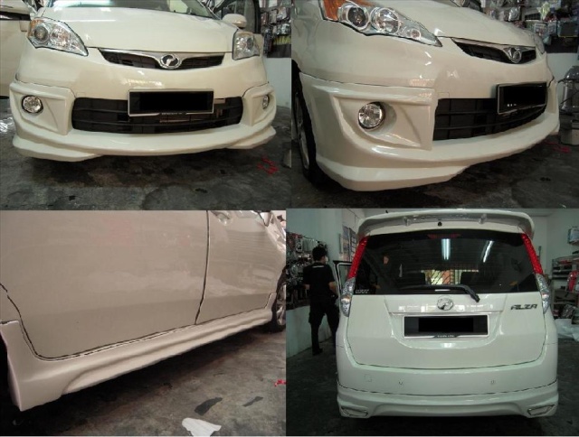 Perodua Alza Bodykits