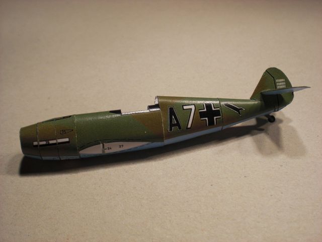 Messerschmitt Me 109F - GELI-Bogen Nr. 8 - Maßstab 1:100 009_ru10