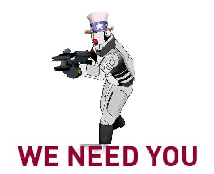 Combine "We Need You!" poster. Combin13