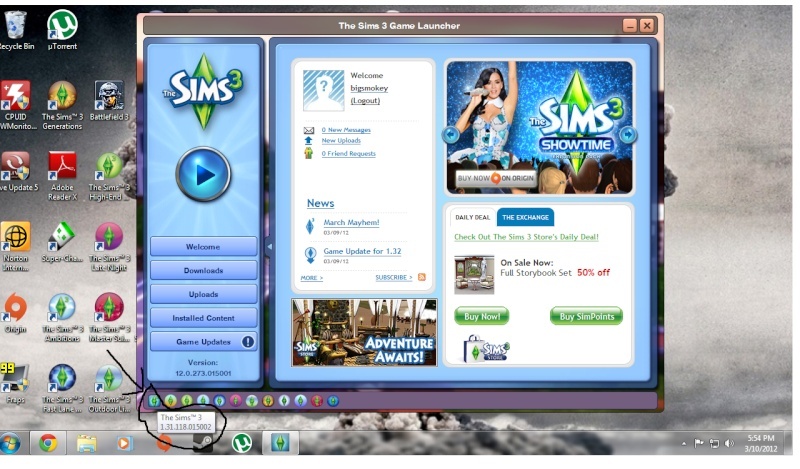 Sims 3 not working after installing showtime. [SOLVED] Untitl13