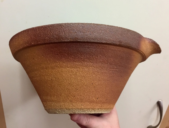 Wood fired pouring bowl, French?  1fb87310
