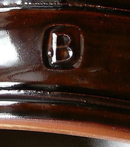 Slipware charger, B mark  - Branscombe Pottery?  2eb38110
