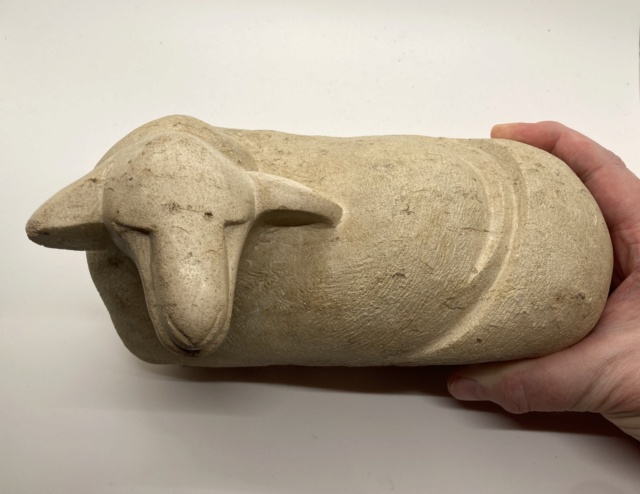 Carved stone sheep  46dff610
