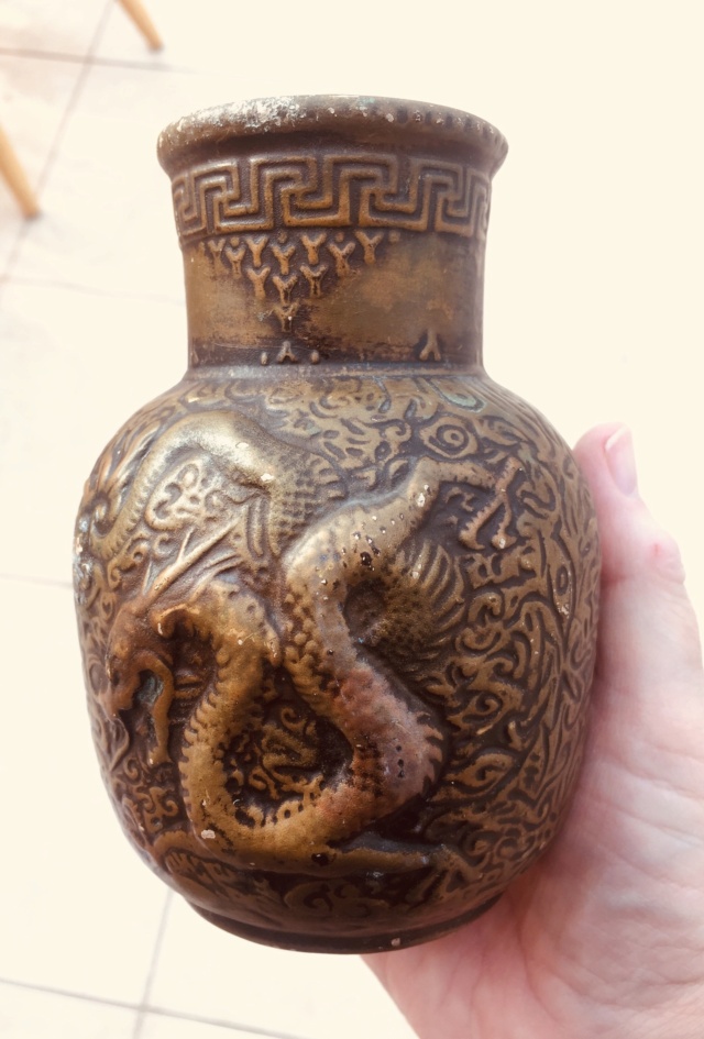 Vase, No.7 Dragon England - probably Bretby  61413310