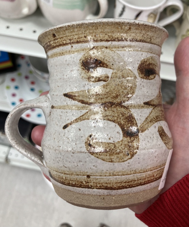 Mug with mystery A mark  7c23d210