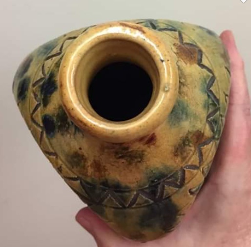 Picasso-esque bottle vase from Ostend / Bredene, Belgium 98360910