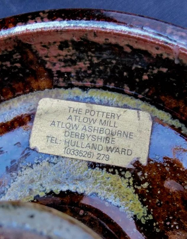 Atlow Mill Pottery (Derbyshire). - see Steve Harland  Atlow_11