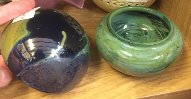 Studio lustre vase, signed - Continental? Zogjou? Greek?  Be348210