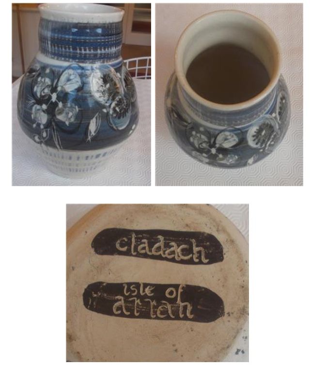 Simon Thorborn,  Cladach Pottery  and Arran ceramics Cladda10