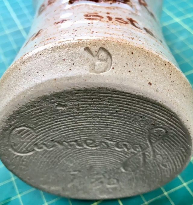 Cumeragh Pottery - YB mark Cumera10