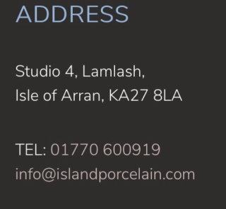 Bird figurines by Island Porcelain, Isle of Arran E839a410