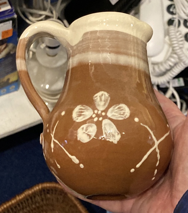 Slipware jug. Mystery S mark Img_4737